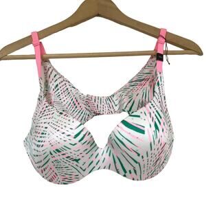 Victoria's Secret Pink and Green Patterned Bra